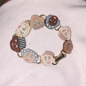 Clay head bracelet for child